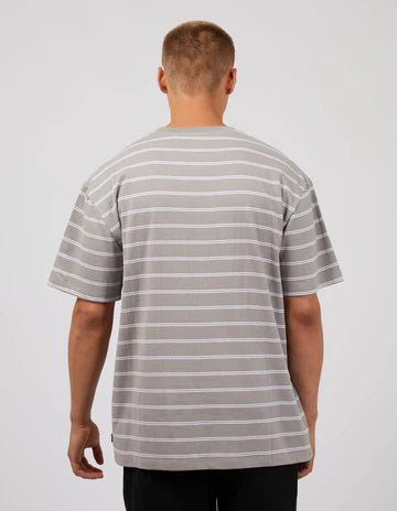 Essential Theory Stripe Tee - Grey - Chillis & More NZ