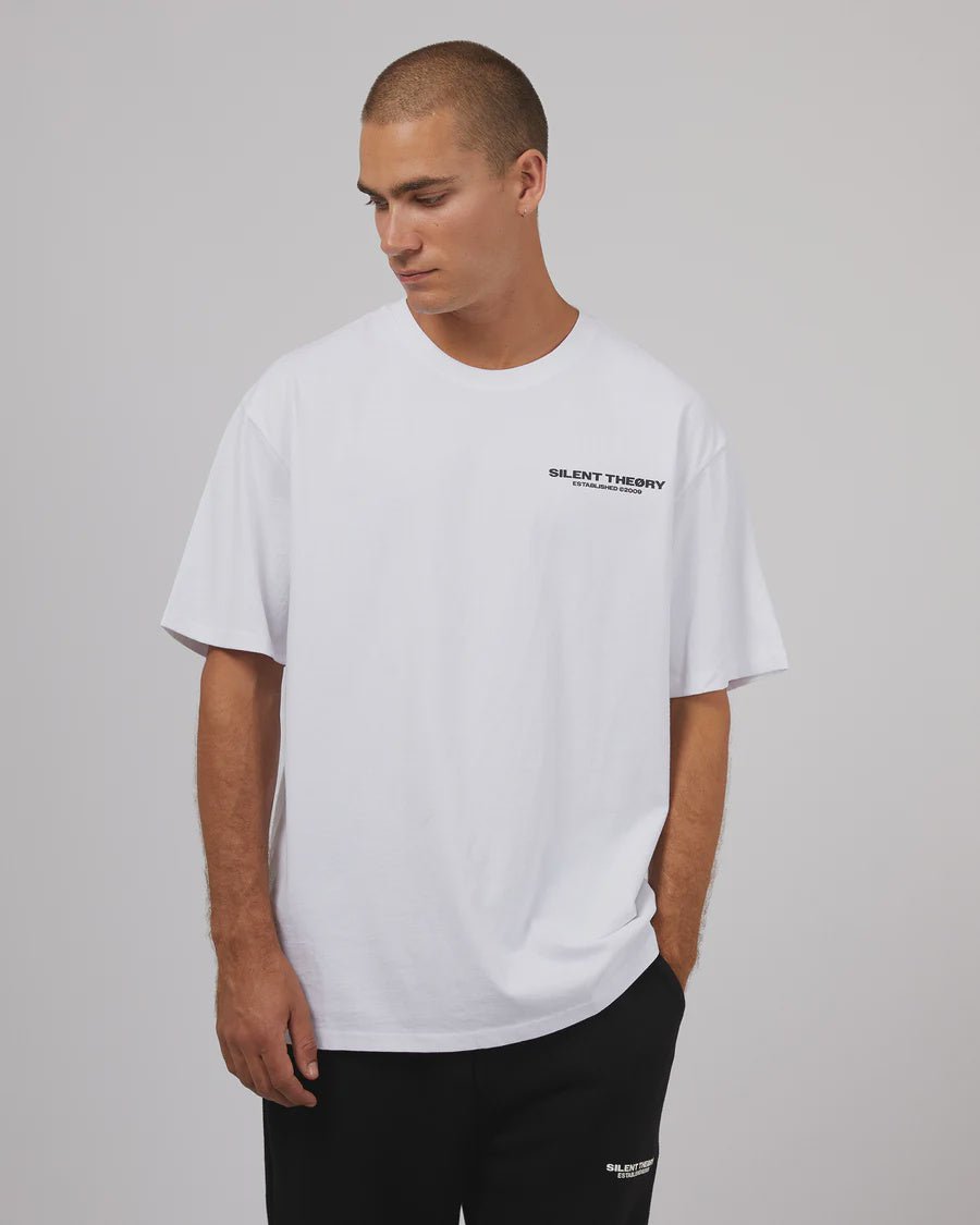 Essential Theory Tee - White - Chillis & More NZ