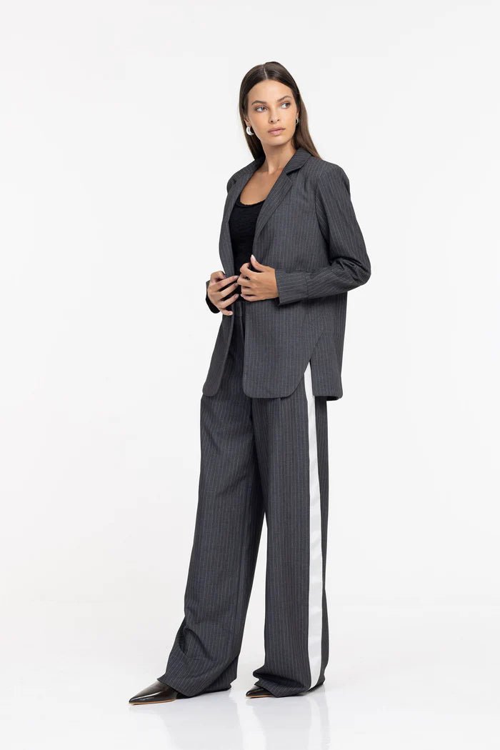 Eternity Pant - Grey Pinstripe - Chillis & More NZ