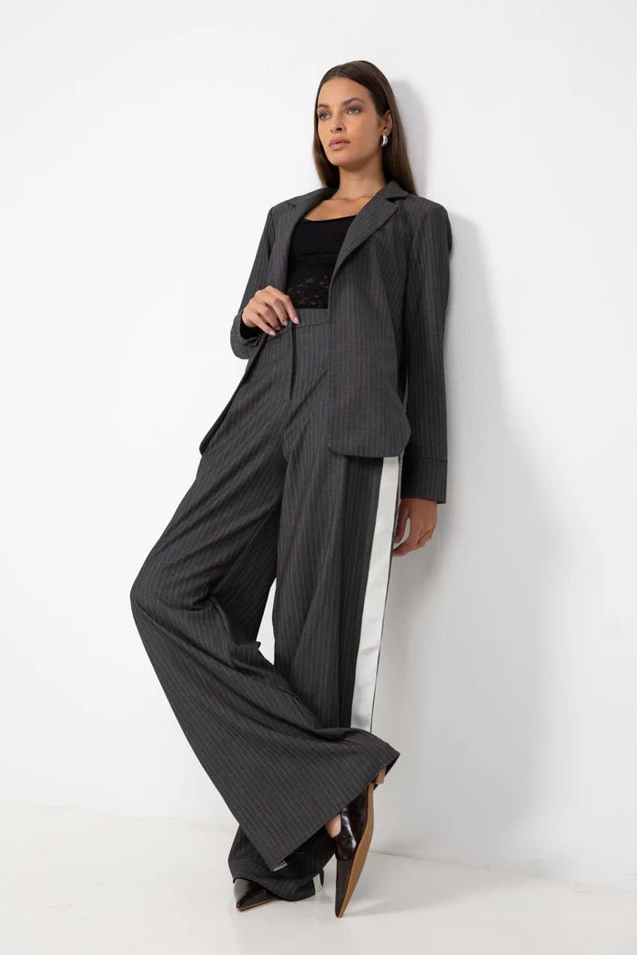 Eternity Pant - Grey Pinstripe - Chillis & More NZ