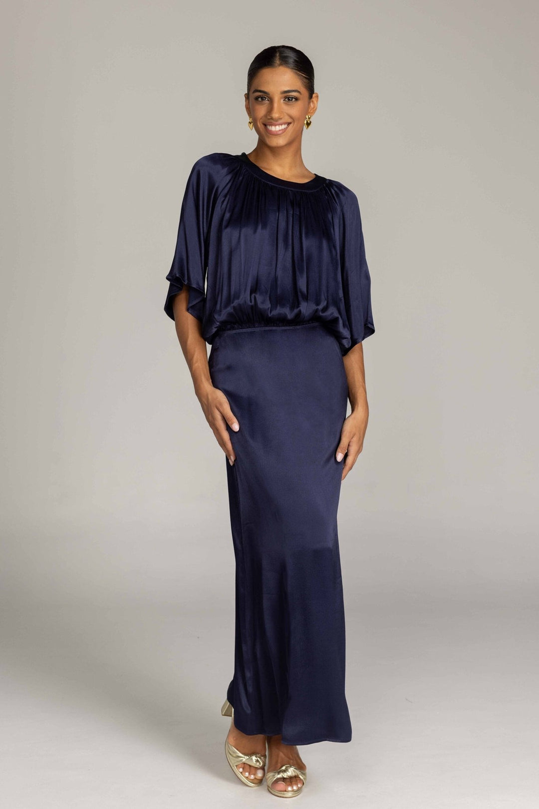 Euphoria Dress - Navy - Chillis & More NZ