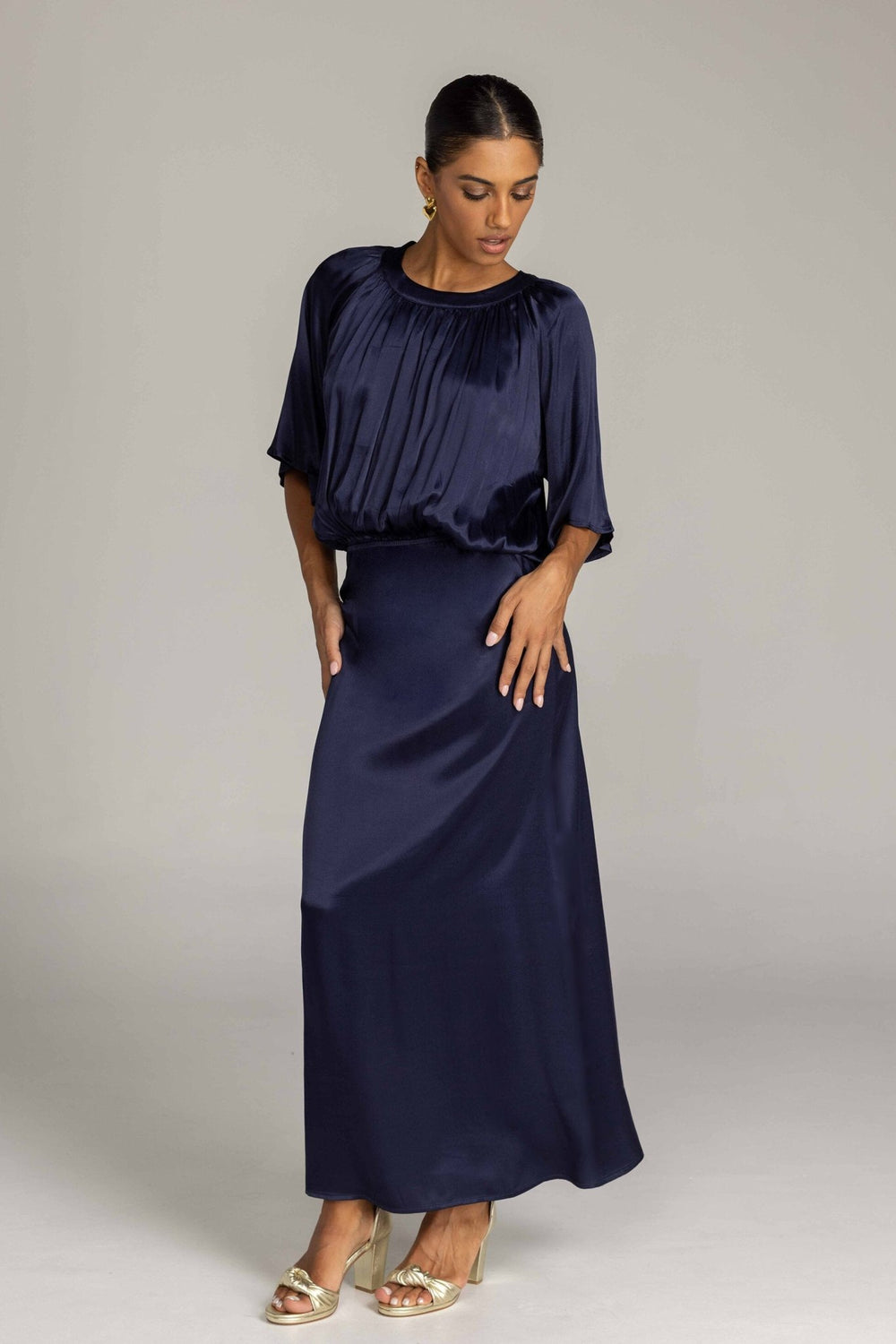 Euphoria Dress - Navy - Chillis & More NZ