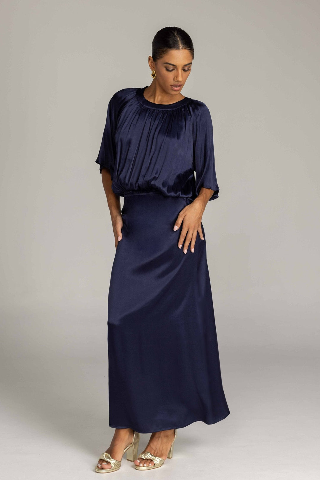 Euphoria Dress - Navy - Chillis & More NZ