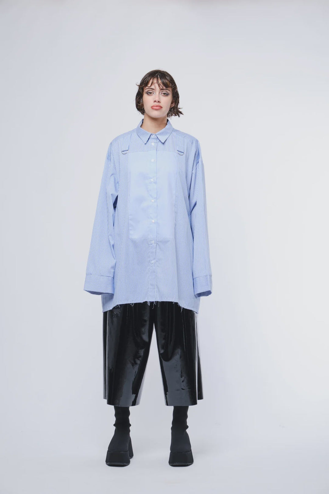 Evighet Shirt - Stripe/Office Blue - Chillis & More NZ