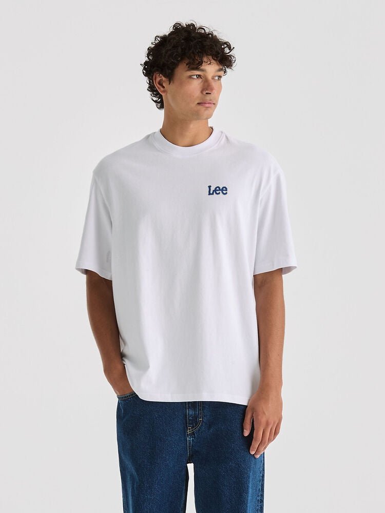 Express Baggy Tee - White - Chillis & More NZ