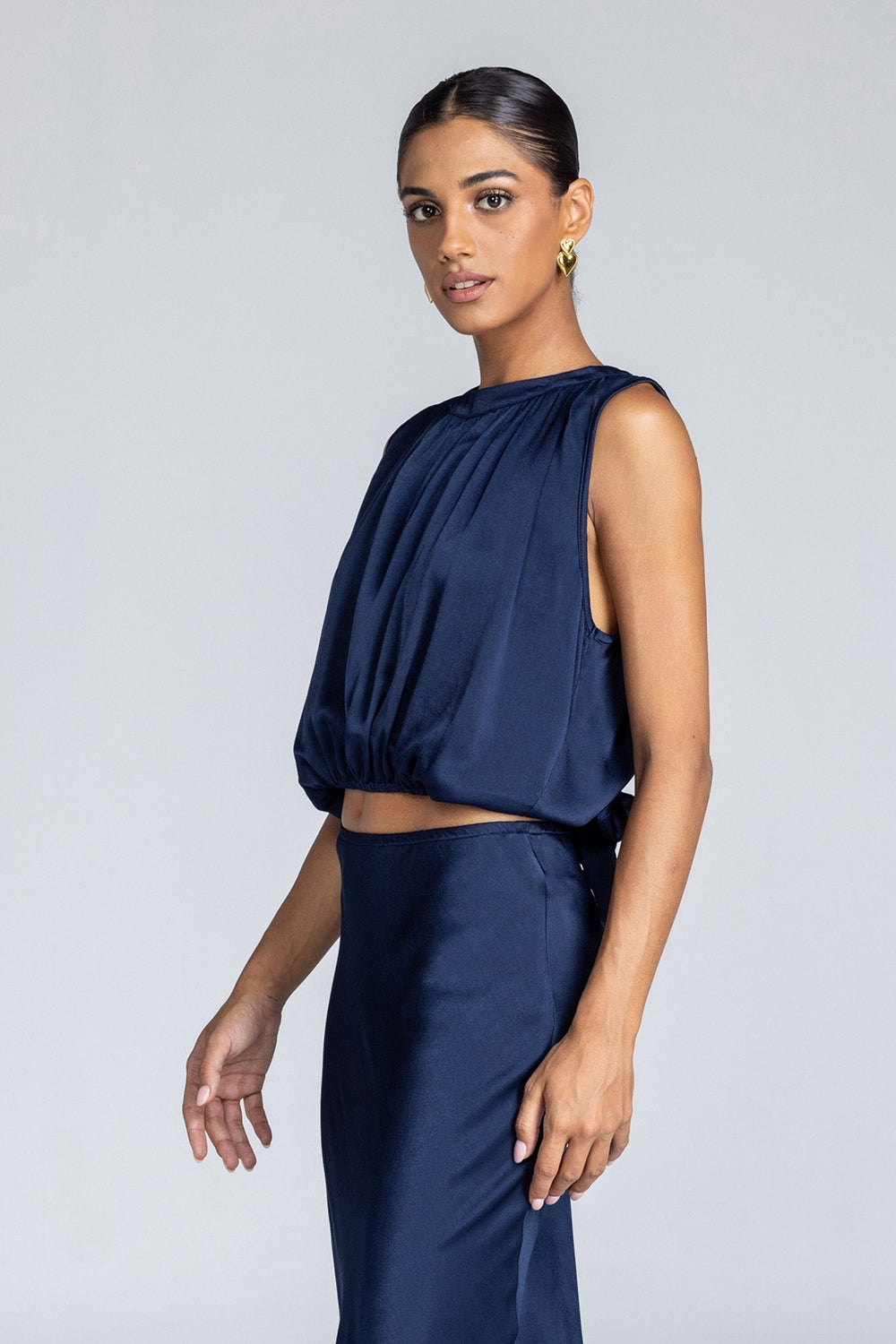 Exuberance Top - Navy - Chillis & More NZ