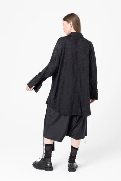 Facts Shirtdress - Black Jacquard - Chillis & More NZ