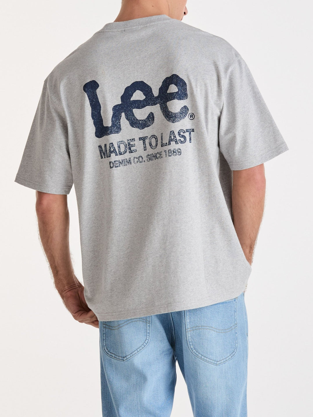 Fade Away Baggy Tee - Grey Marle - Chillis & More NZ