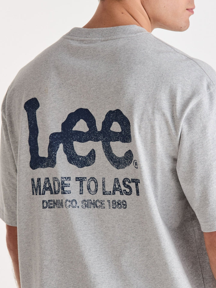 Fade Away Baggy Tee - Grey Marle - Chillis & More NZ