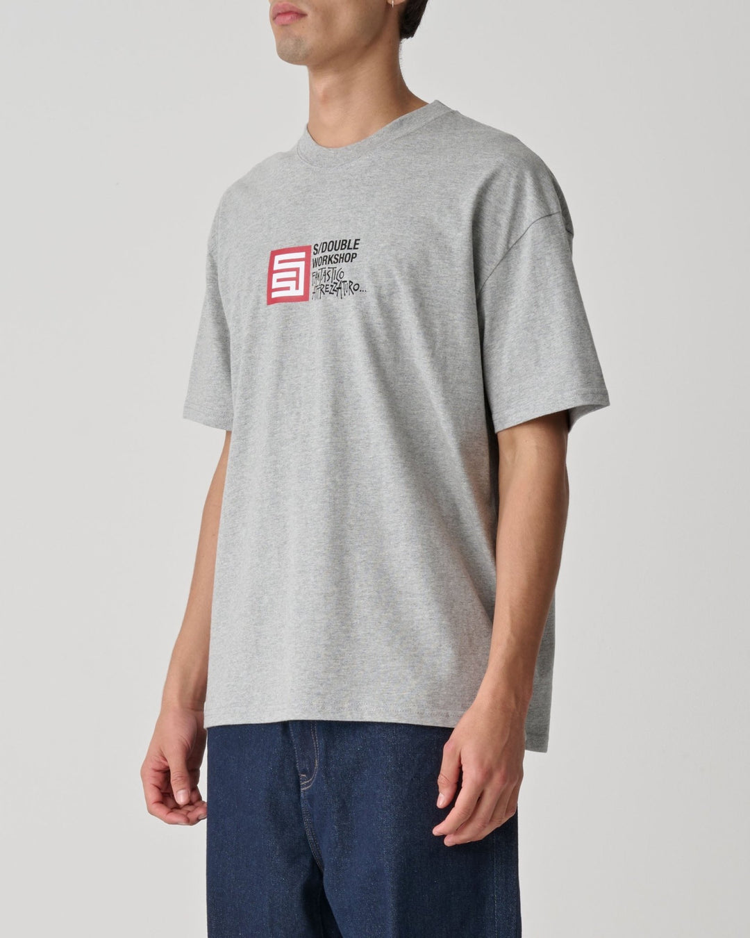 Fantastico SS Tee - Grey Heather - Chillis & More NZ