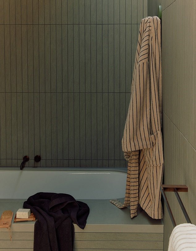 Farrah Australian Cotton Robe - Natural - Chillis & More NZ