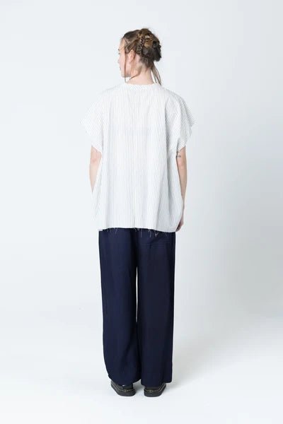 Fold Tank - Ivory Stripe - Chillis & More NZ