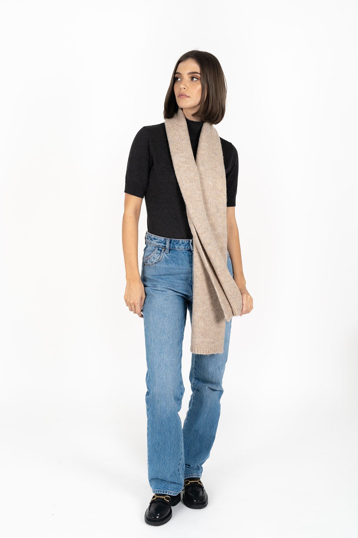 Fortune Scarf in Hazelnut - Chillis & More NZ
