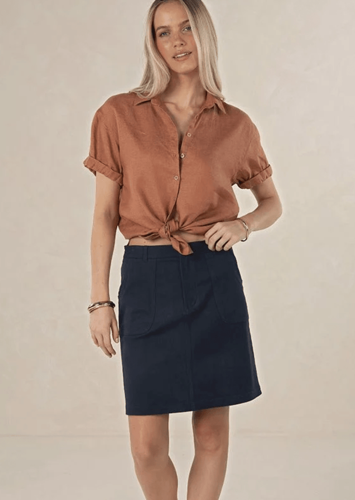 Freestyle Skirt - Navy - Chillis & More NZ