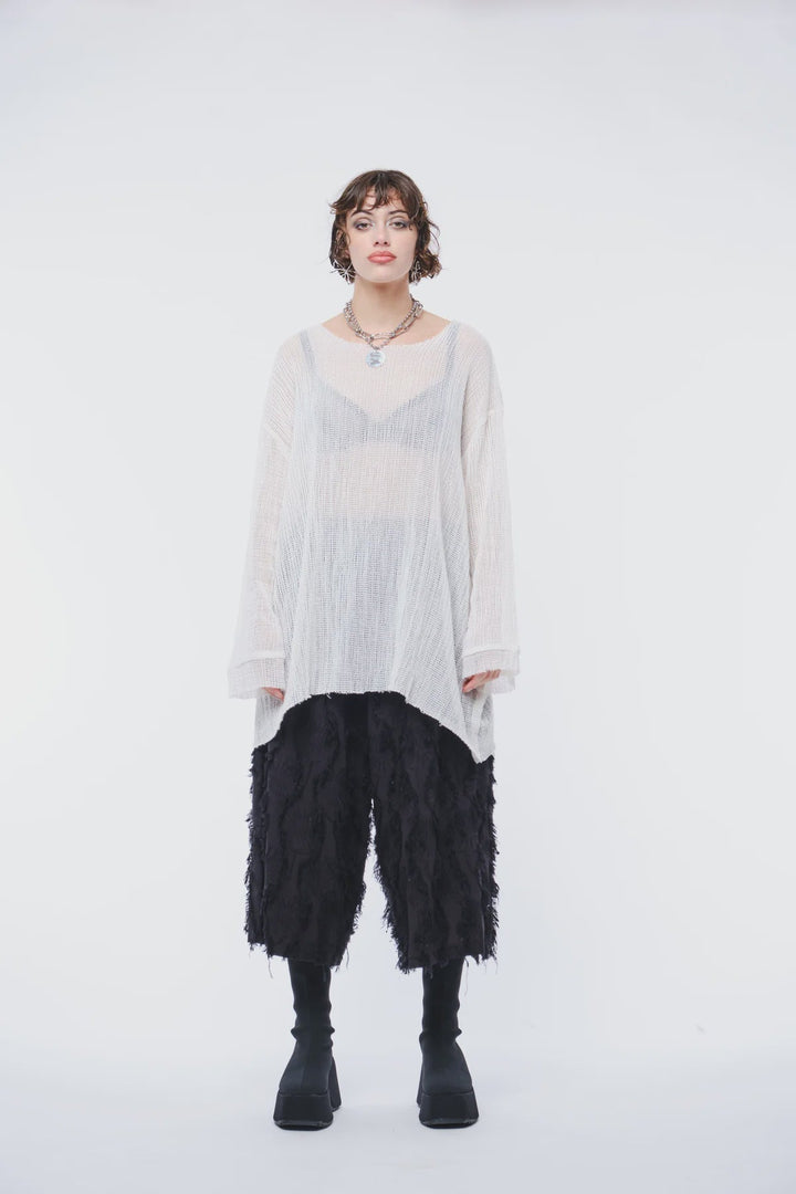 Freja Top - Cream Mesh - Chillis & More NZ