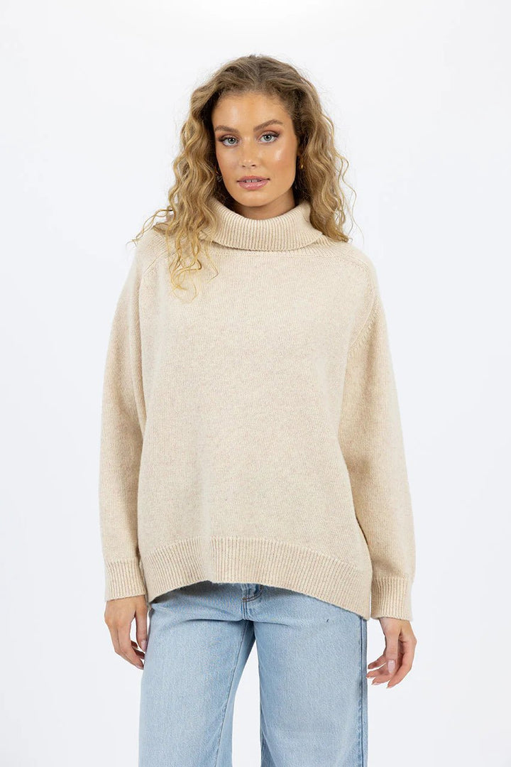 Freya Knit Jumper - Marshmallow - Chillis & More NZ