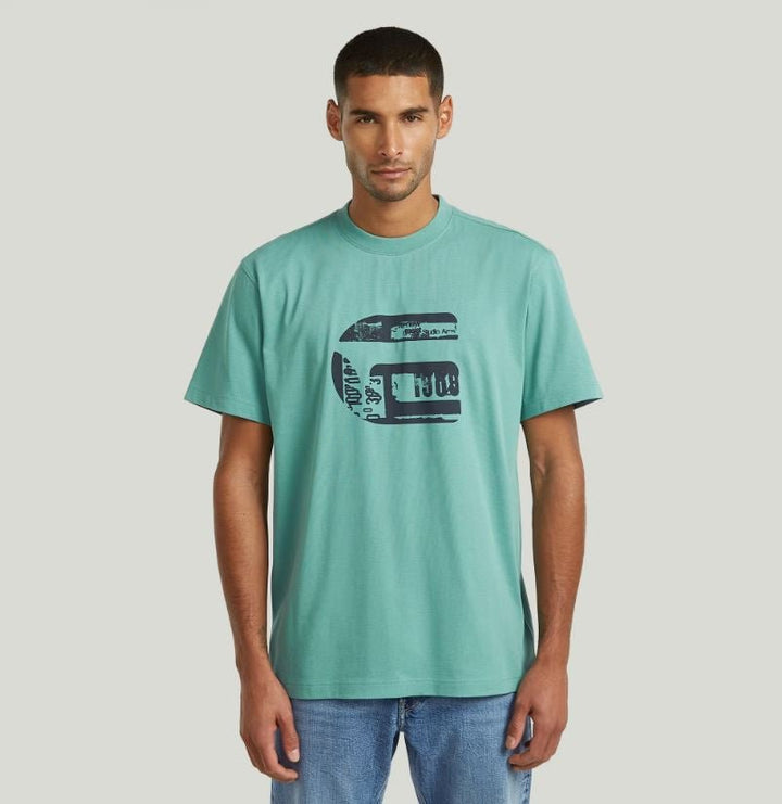 G Icon Graphic T-Shirt in Mineral - Chillis & More NZ