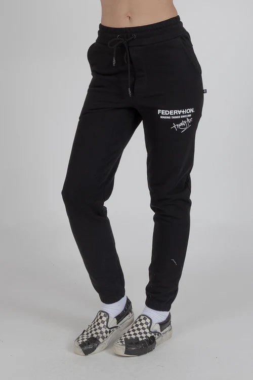 Game Trackie Signed Print 25 - Black - Chillis & More NZ