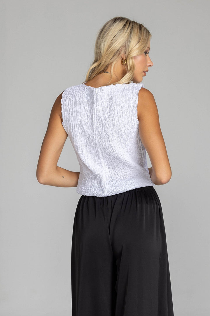 Gemma Tank - White - Chillis & More NZ