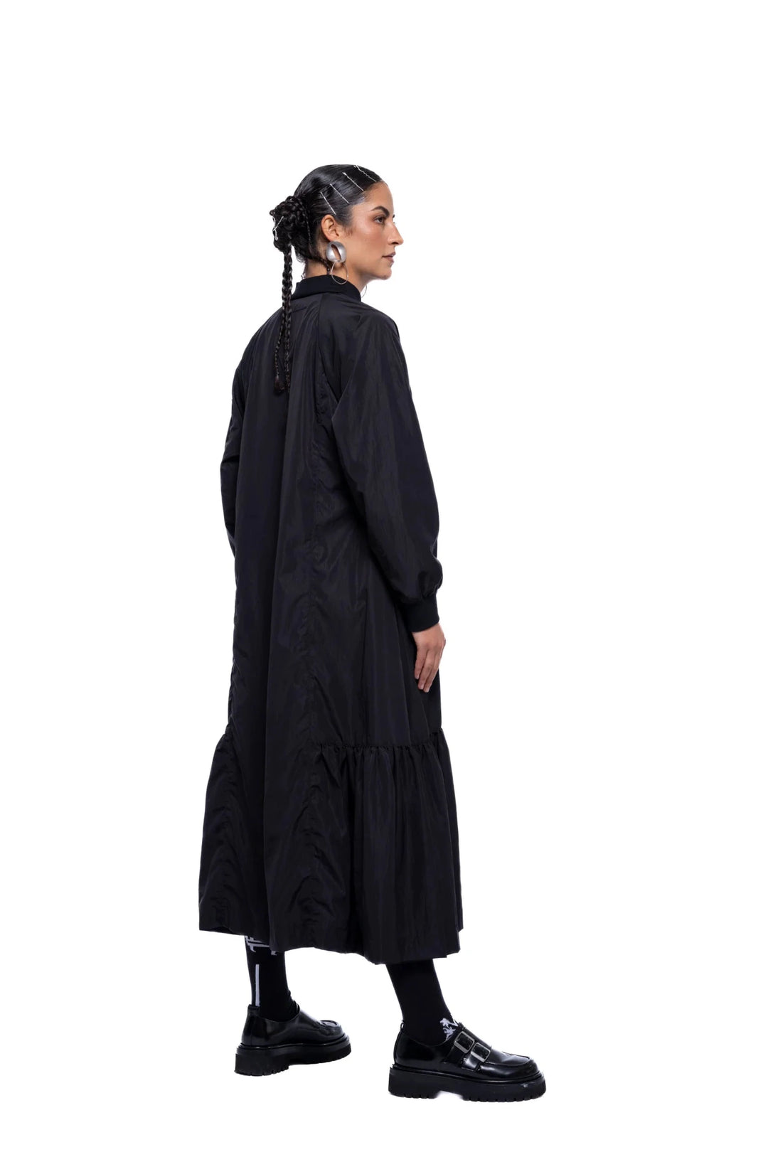 Gertrud Bomber Dress - Black Sport - Chillis & More NZ