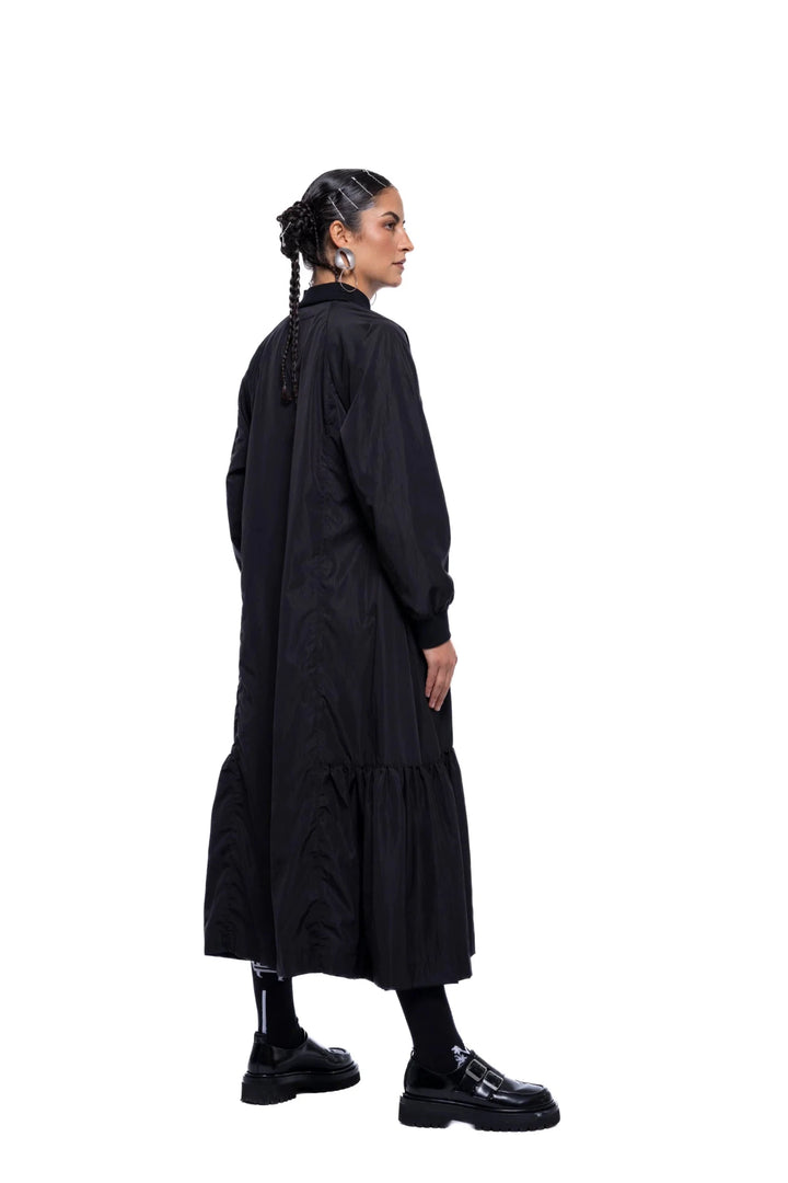 Gertrud Bomber Dress - Black Sport - Chillis & More NZ