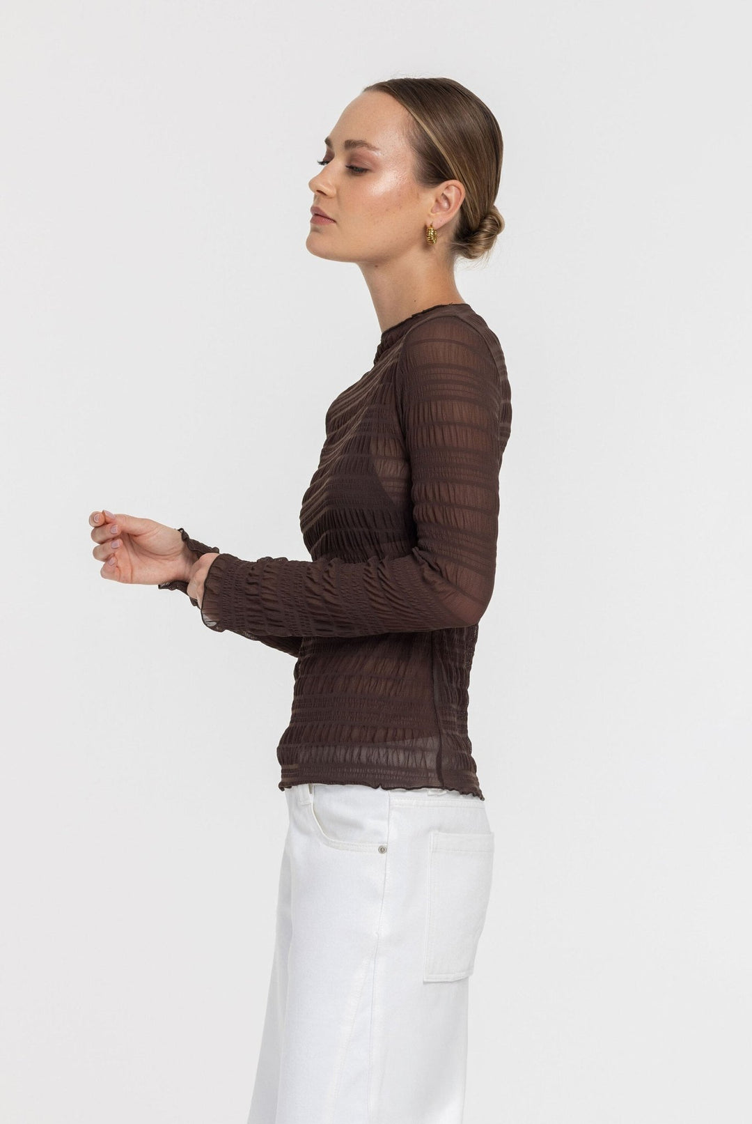 Gigi Top - Chocolate - Chillis & More NZ