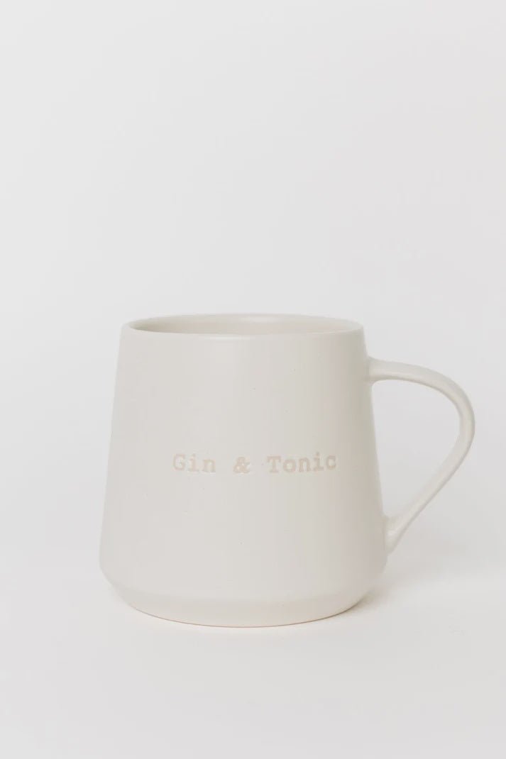 Gin & Tonic Natural Mug - Chillis & More NZ