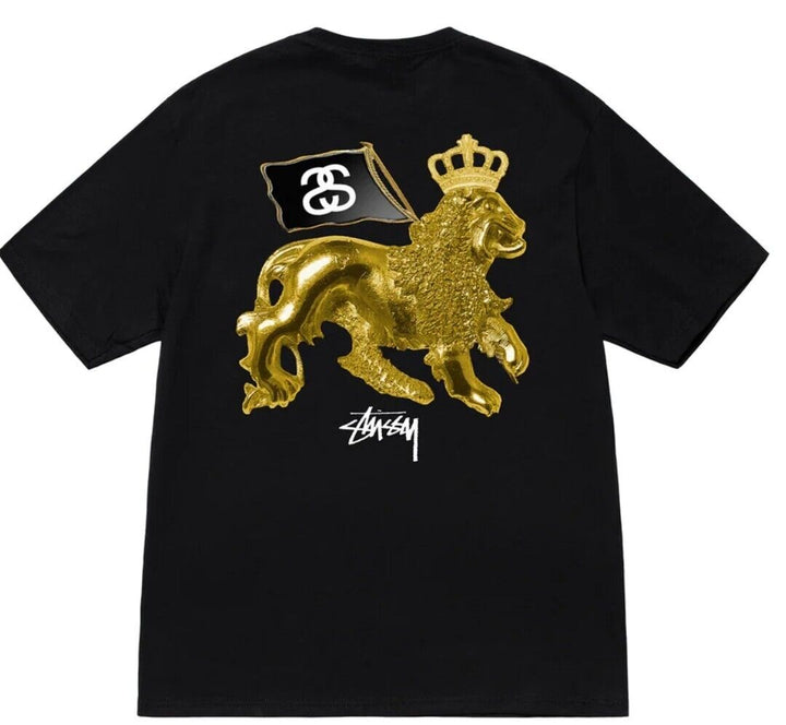 Gold Lion SS Tee - Black - Chillis & More NZ