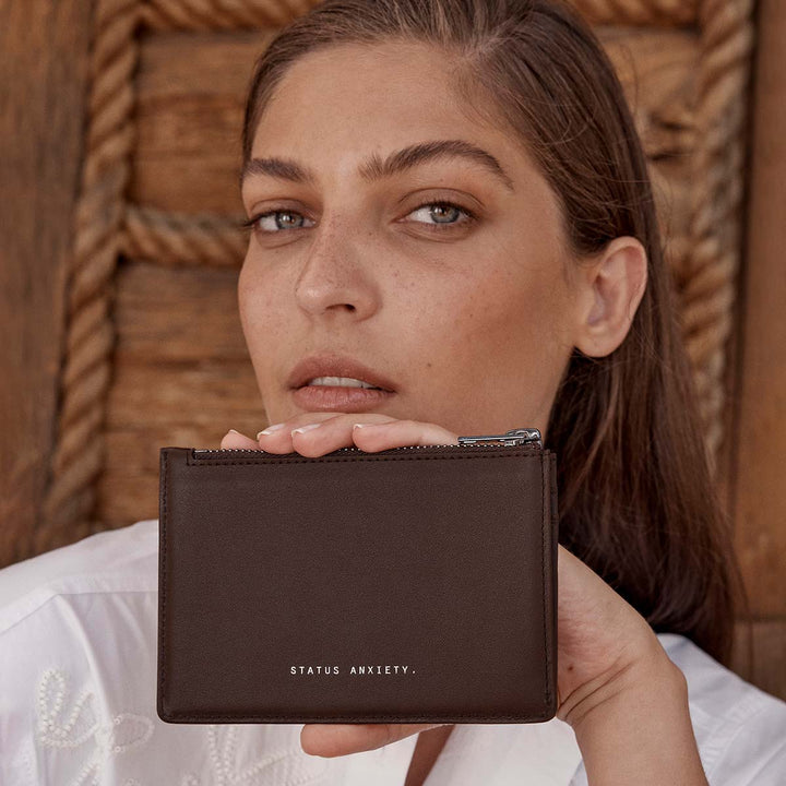 Gone Again Wallet - Cocoa Nappa - Chillis &amp; More NZ