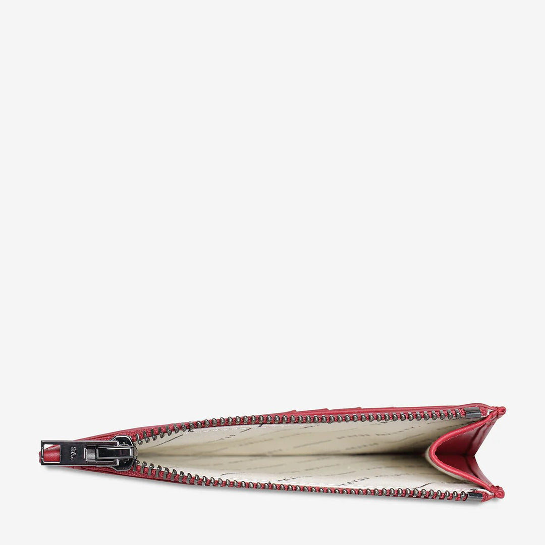 Gone Again Wallet - Rouge Nappa - Chillis &amp; More NZ