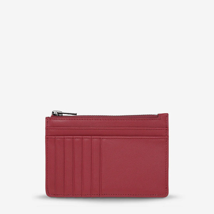Gone Again Wallet - Rouge Nappa - Chillis &amp; More NZ