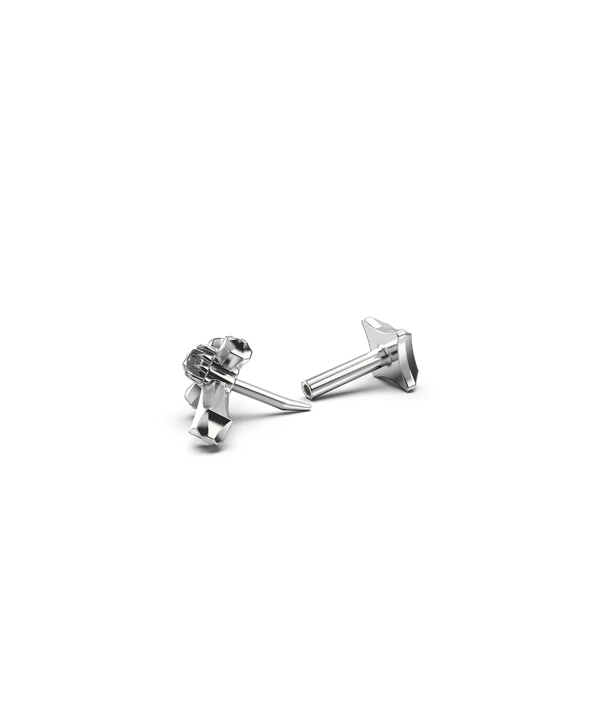 Gothic Cross Flat Back Earring - Chillis & More NZ