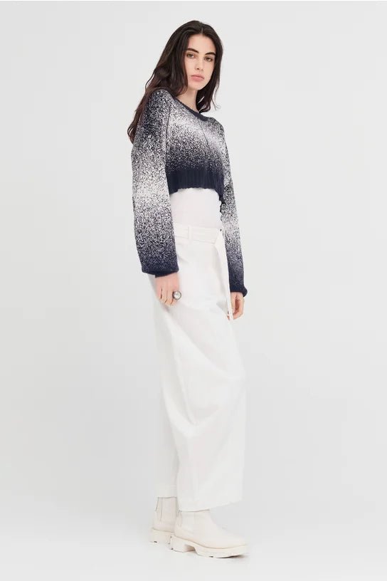 Gradient Art Sweater - Smoke/Ivory - Chillis & More NZ