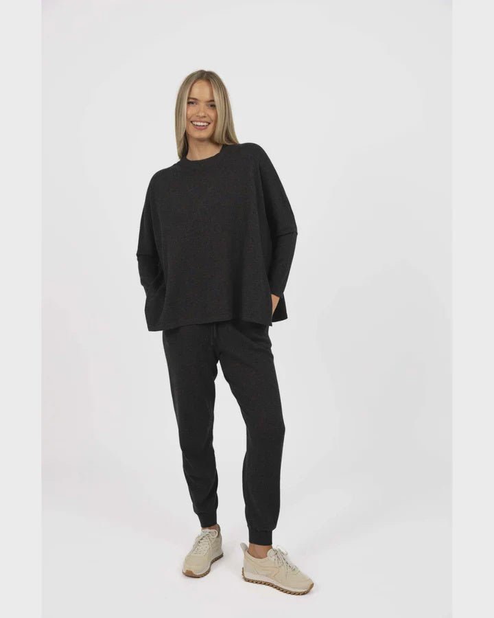 Grande Sweater - Charcoal - Chillis & More NZ
