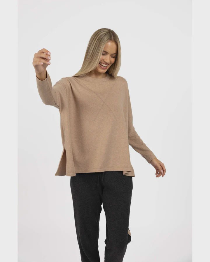 Grande Sweater - Latte - Chillis & More NZ