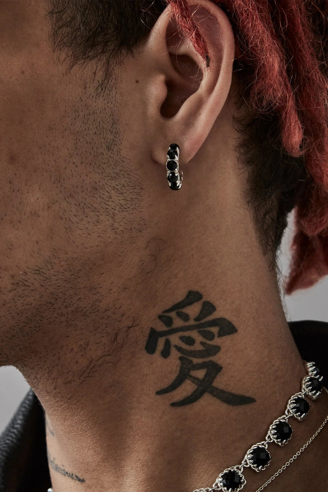 Halo Cluster Earring - Onyx - Chillis & More NZ