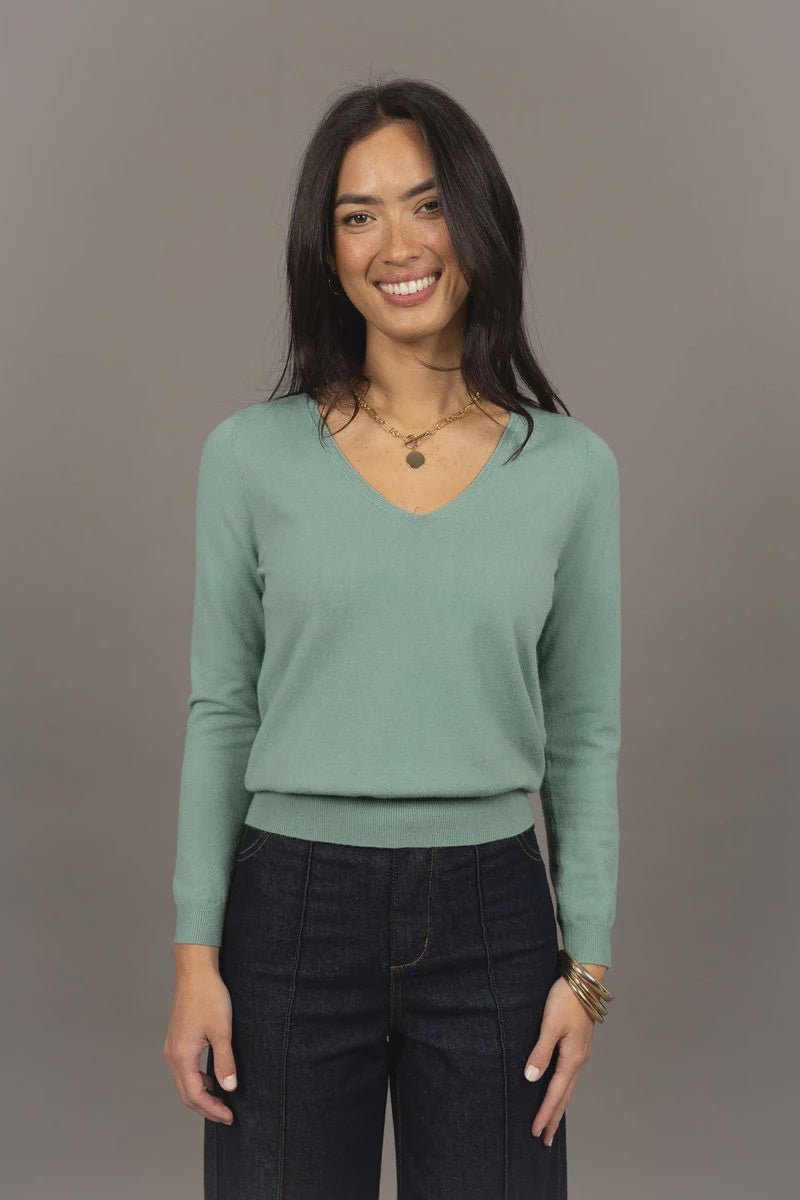 Hanna Jumper - Seafoam - Chillis & More NZ