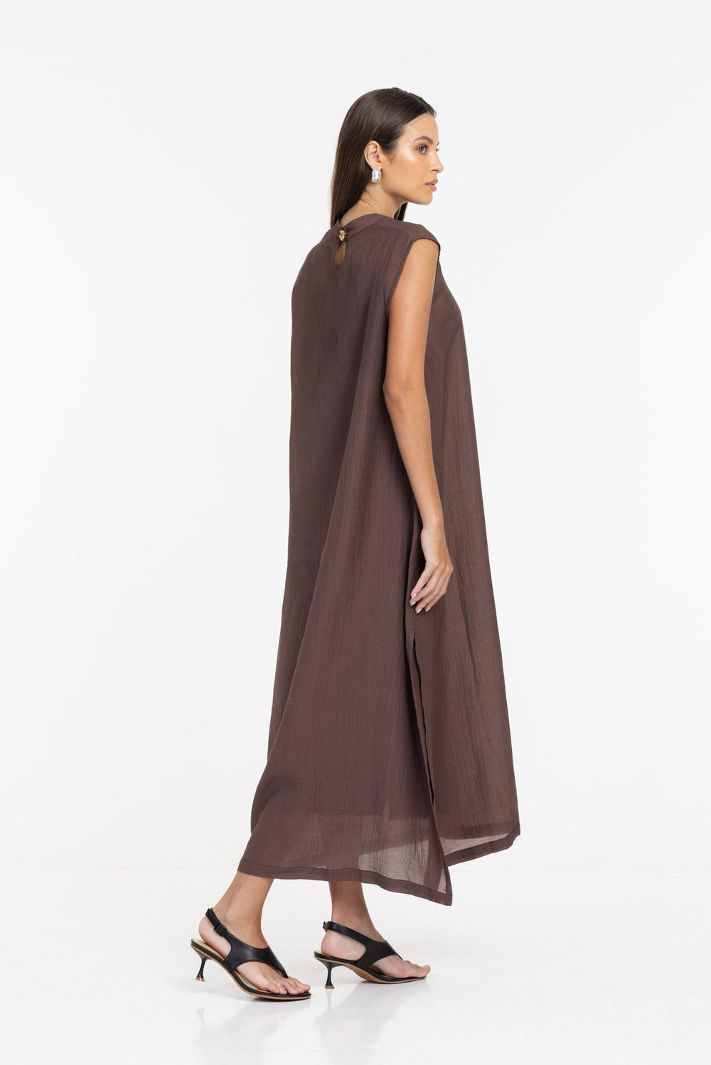 Happier Together Dress - Burgundy - Chillis & More NZ