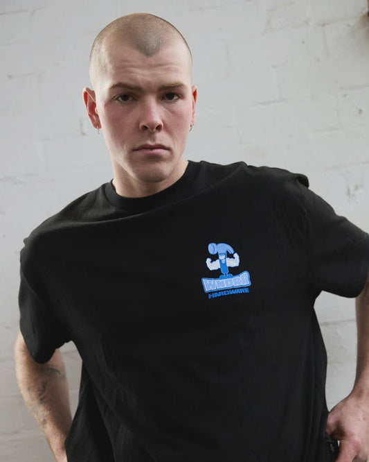Hardware Box Fit Tee - Black - Chillis & More NZ