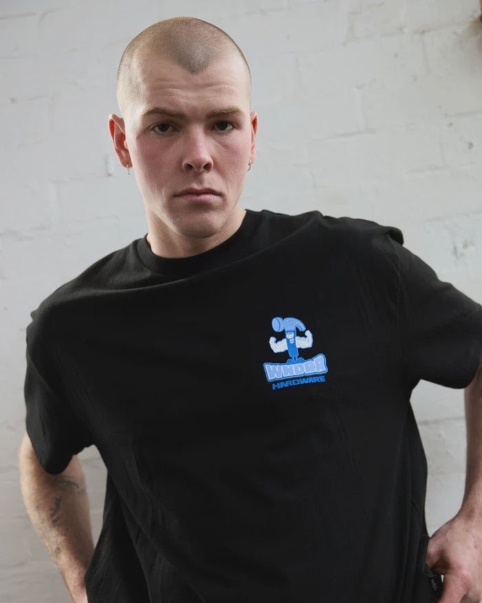 Hardware Box Fit Tee - Black - Chillis & More NZ