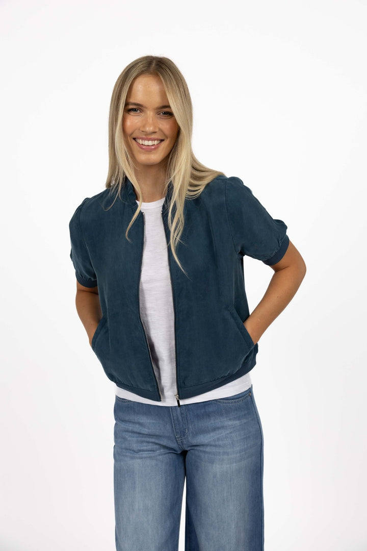 Harper Jacket - Navy - Chillis & More NZ