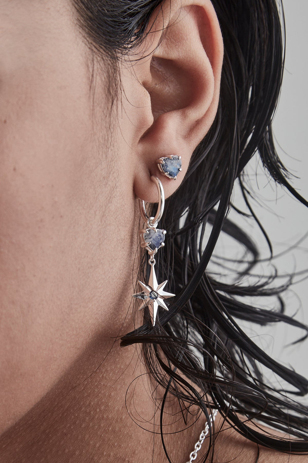 Heart Star Stud Earrings - Chillis & More NZ
