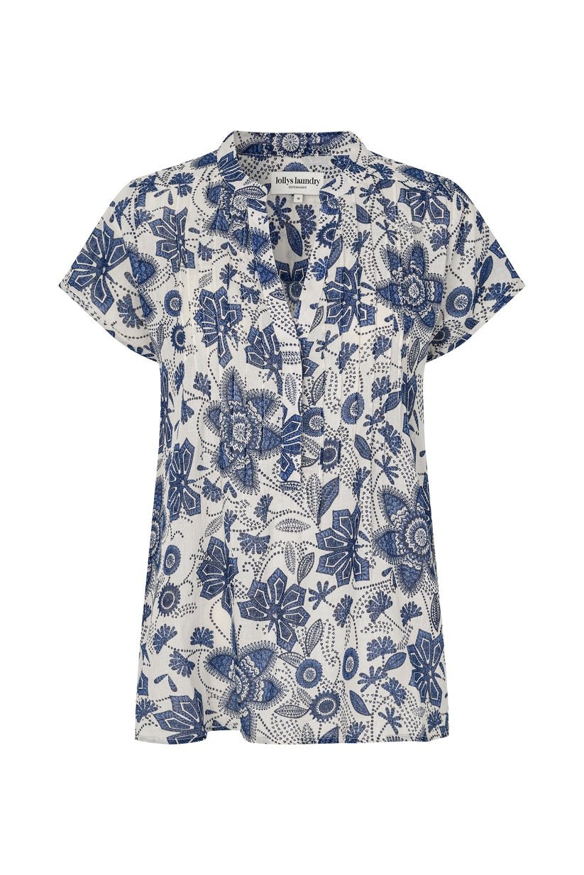 HeatherLL Top SS in Blue - Chillis & More NZ