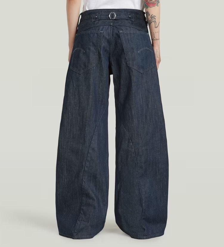 Helyx 3D Cinch Wide Jean - Neo Raw Denim - Chillis & More NZ