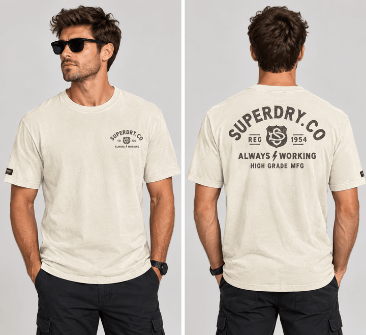 Heritage Biker Loose tee - Rainy Day Grey - Chillis & More NZ