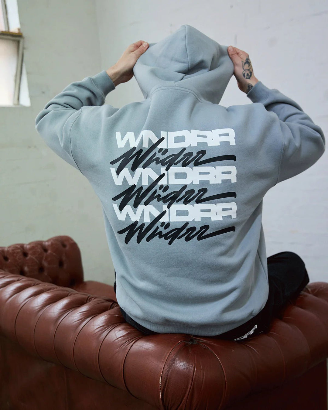 Hex Hood Sweat - Cement Grey - Chillis & More NZ