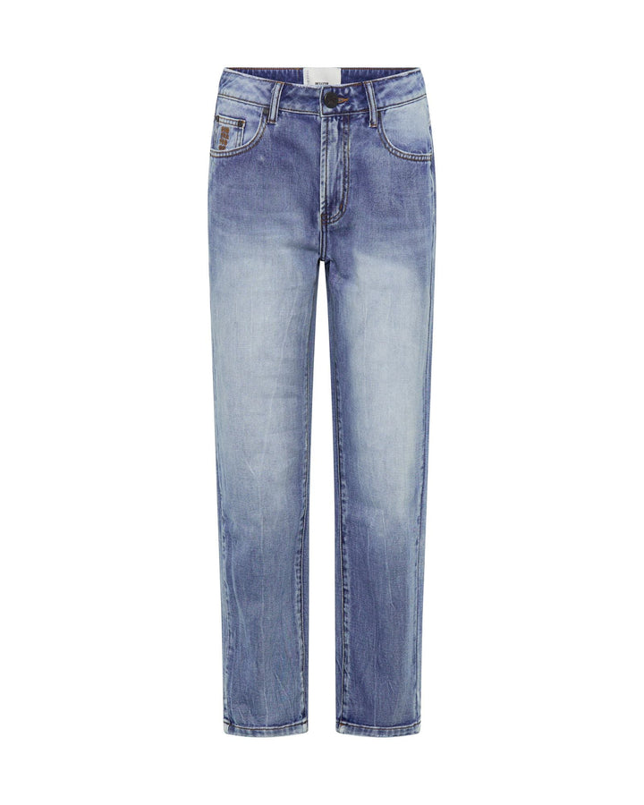 High Waist Slims Cropped Jean - Blue Summer - Chillis & More NZ