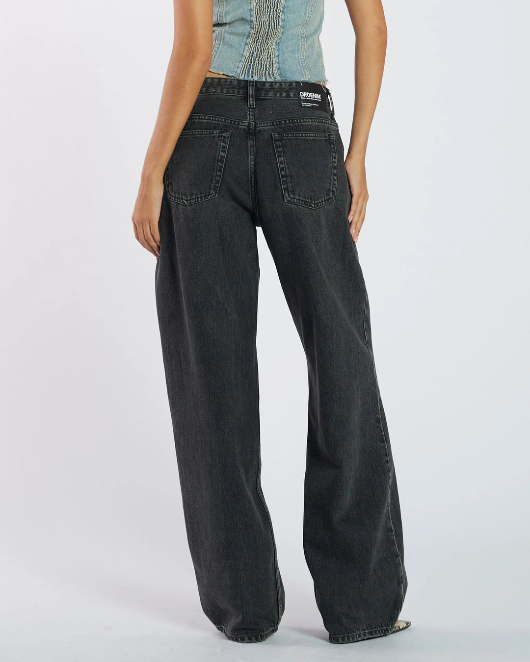 Hill Low Relaxed Jeans - Aged Black - Chillis & More NZ