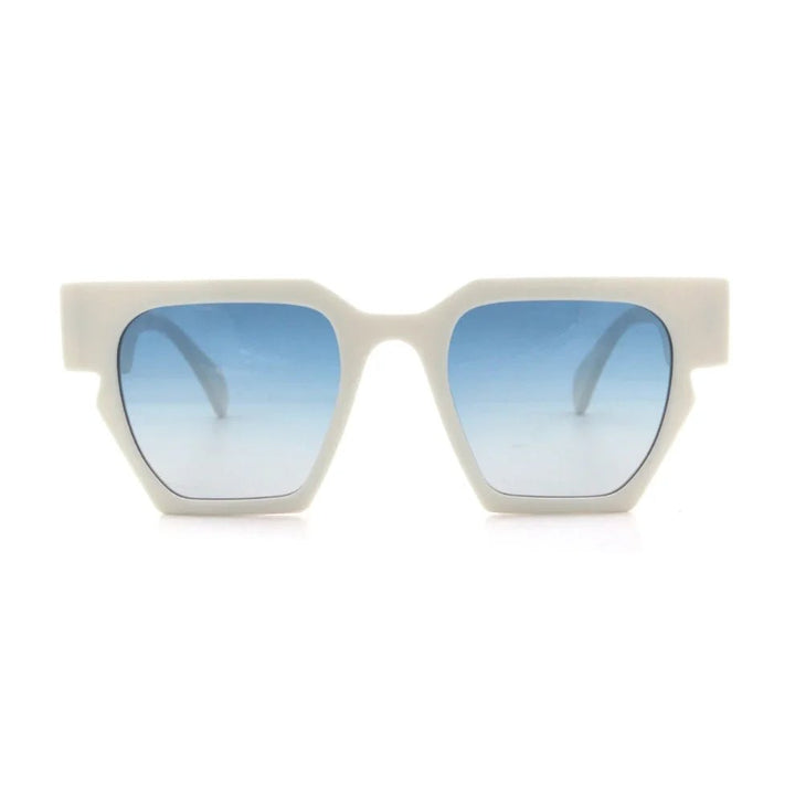 Homage Ivory w Blue Sunglasses - Chillis & More NZ