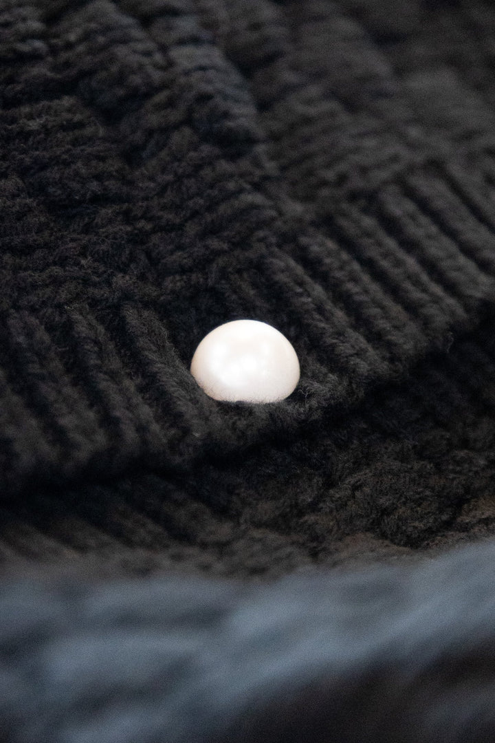 Honeycomb Cardi - Black - Chillis & More NZ